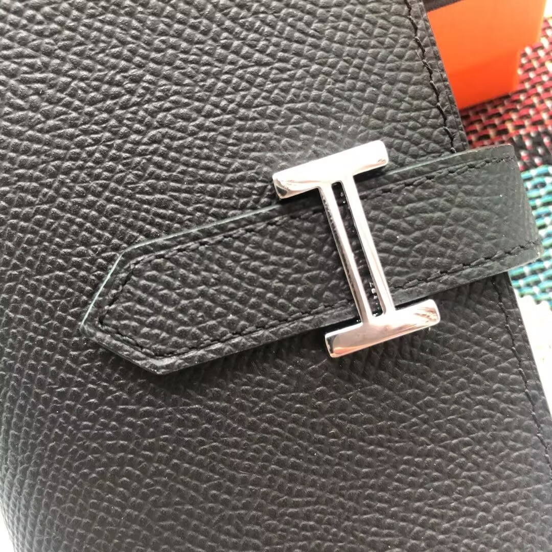 H**mes bearn wallet 11x8.5x2.5cm