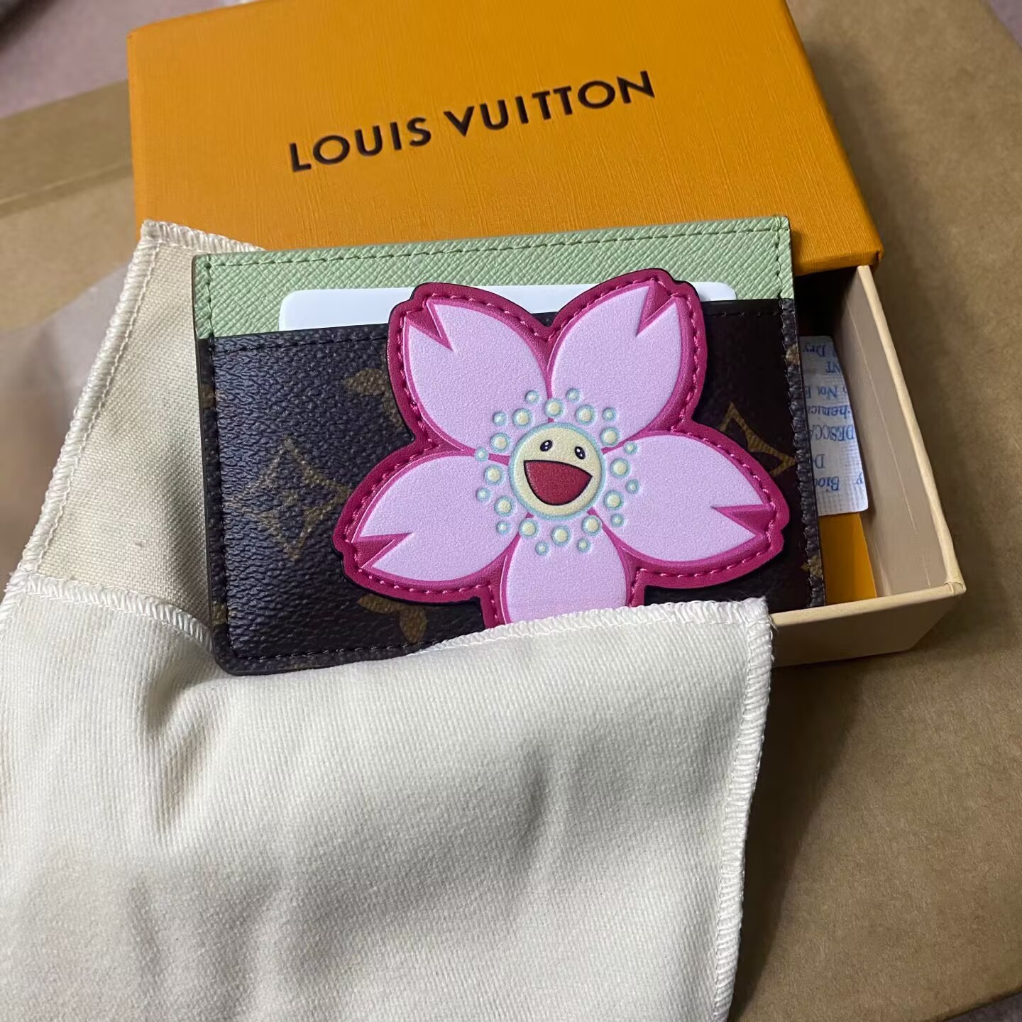 LV × TM Card Case Porto Carte Sample M13429 11 x 7 x 0.5 cm