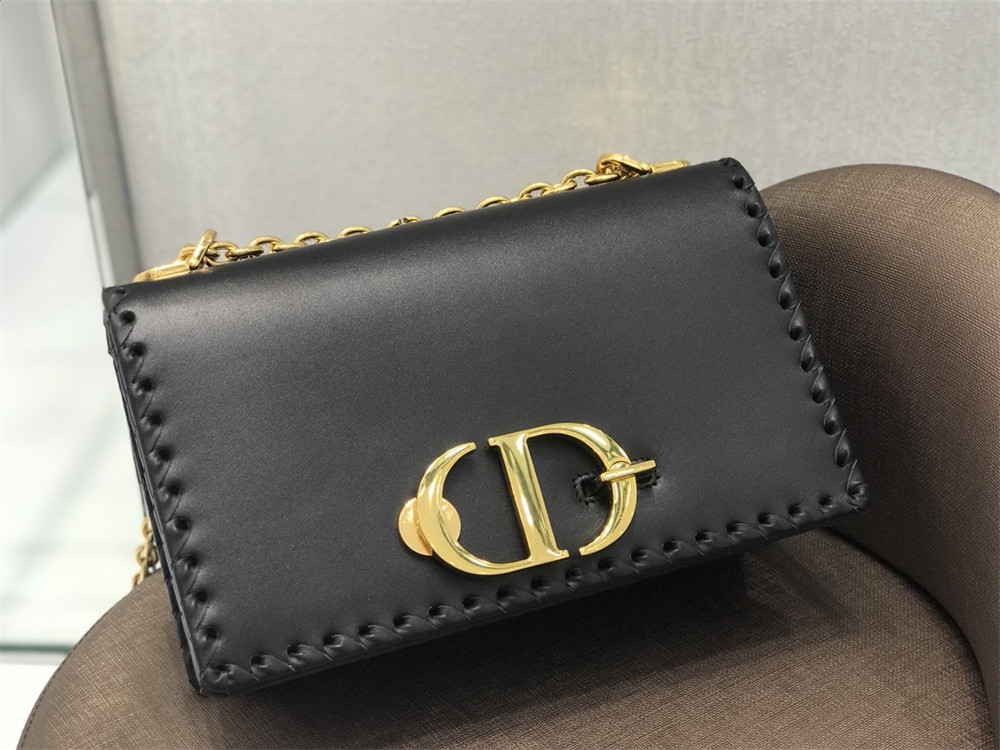 D*or 30 montaigne chain bag black