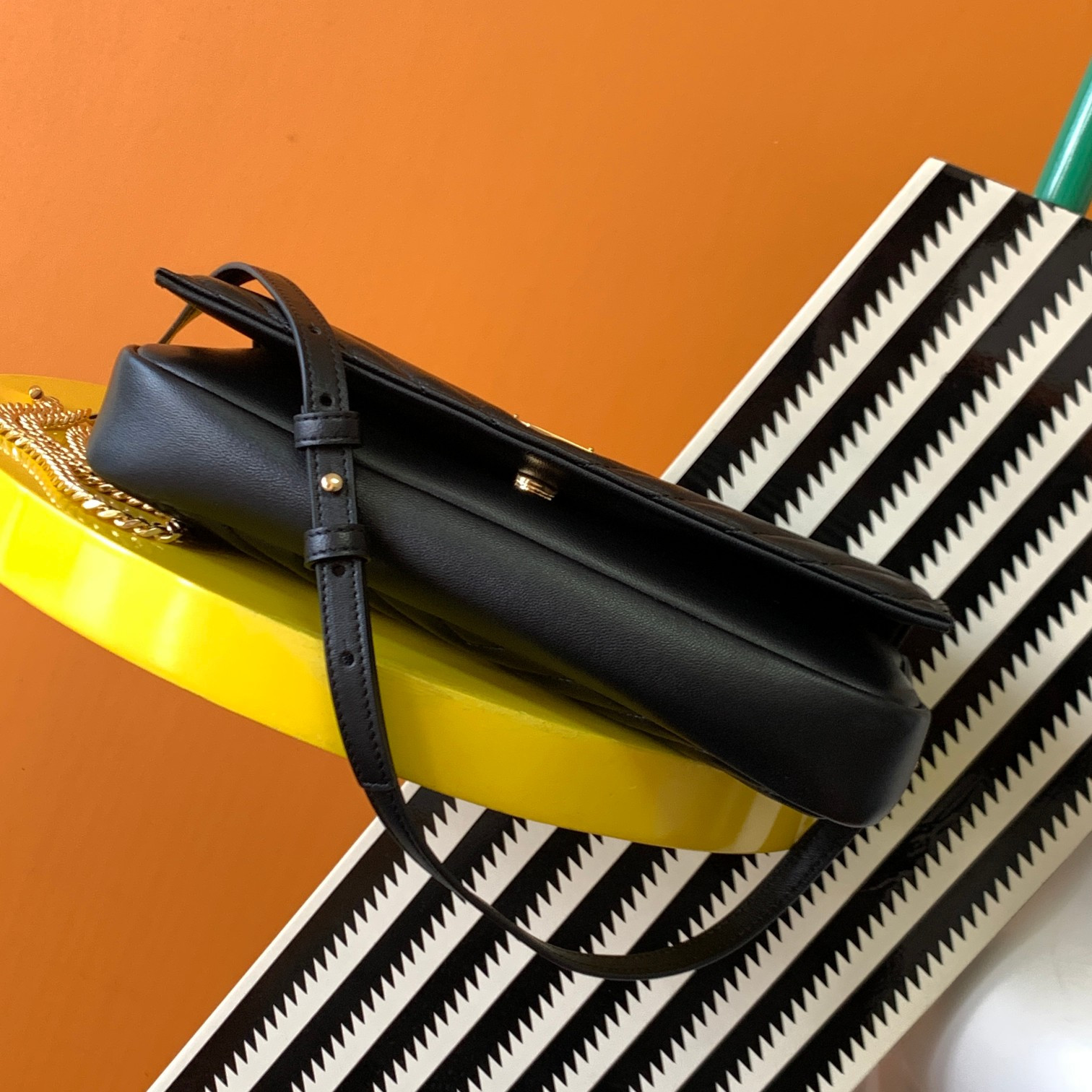 Y*L kate 99 in quilted nappa leather 10.2 x 5.3 x 1.7 inches