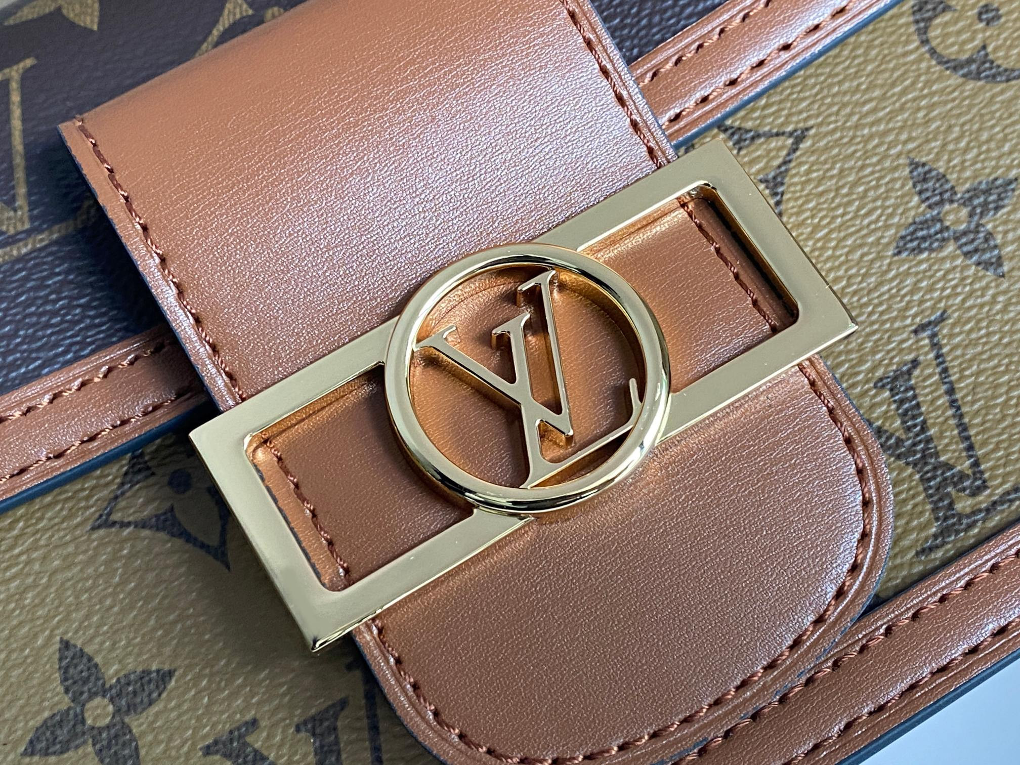 LV M45959 MINI DAUPHINE 7.9 x 5.9 x 3.5 inches