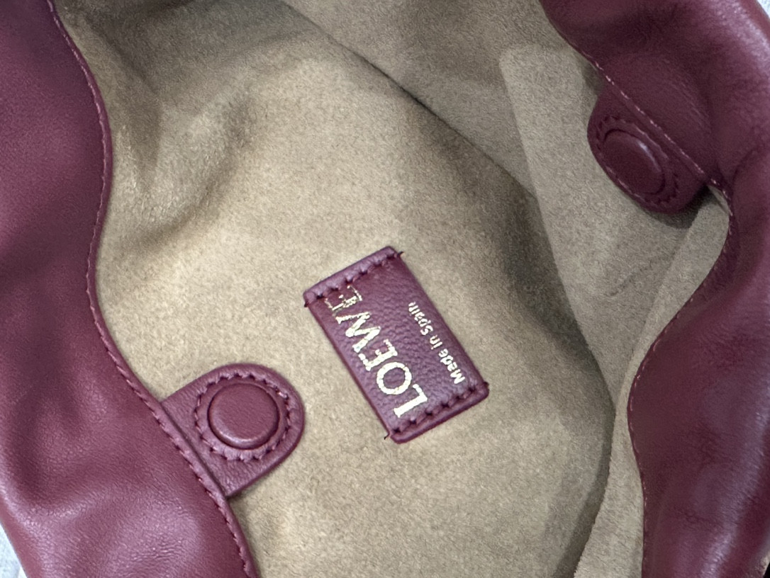 L0ew* mini flamenco purse bag in mellow nappa lambskin 23x17x5.5cm