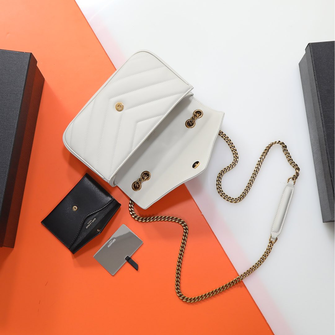 Y*L loulou small in matelassÉ lambskin 24x14x6cm