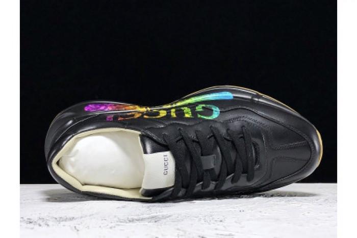 GUCC RUBBER SOLE CASUAL STYLE LOW-TOP SNEAKERS 550046 A9L00 9522