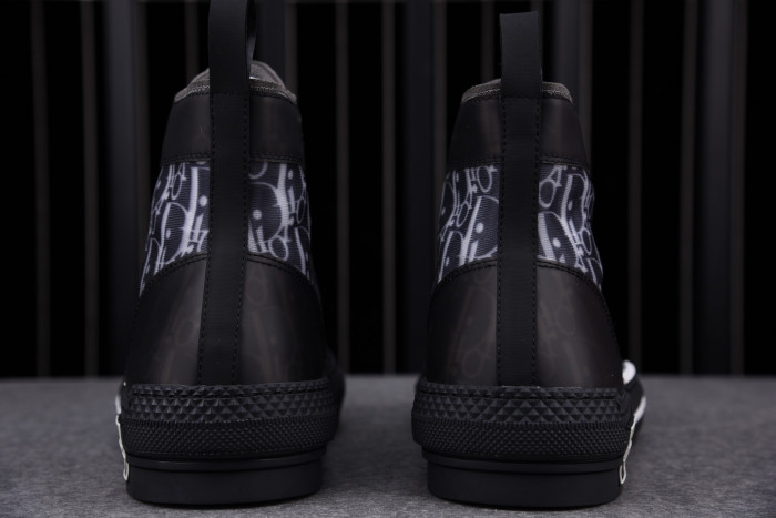 DR B23 OBLIQUE HIGH TOP SNEAKER BLACK