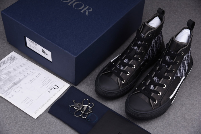 DR B23 OBLIQUE HIGH TOP SNEAKER BLACK