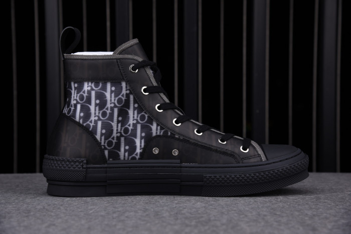 DR B23 OBLIQUE HIGH TOP SNEAKER BLACK